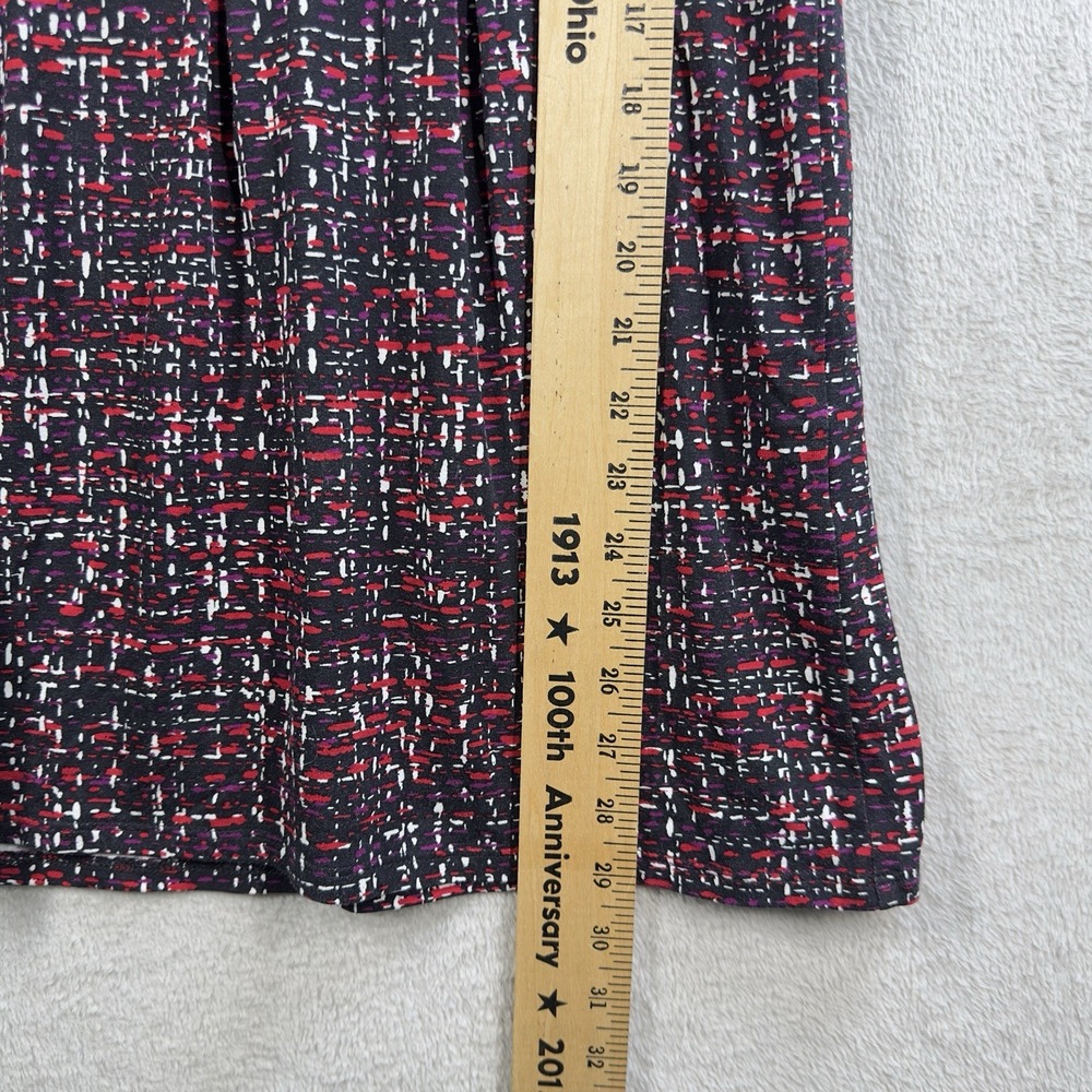 J Jill Wearever Collection Tunic Top Womens M Tall Jersey Rayon Stretch Print - Picture 6 of 8